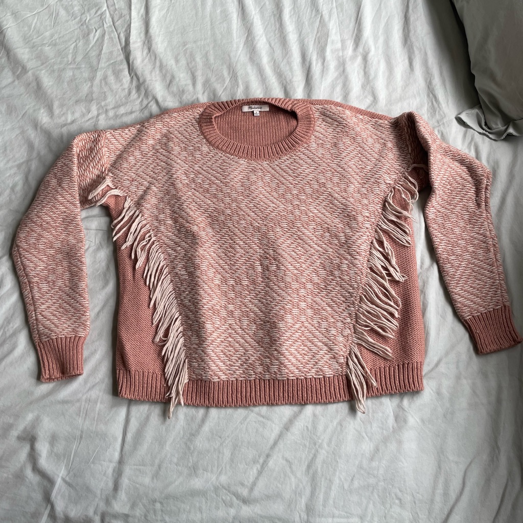 Madewell Fringe Sweater
